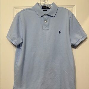 Polo Ralph Lauren Boys Sky Blue Polo Short Sleeve
